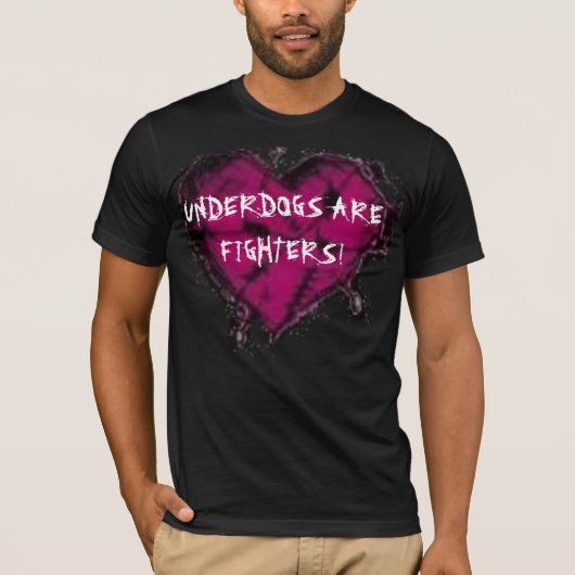 Onderhonden zijn strijders t-shirt (Voorkant)