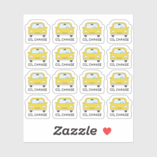 Onderhoud Auto Olie Vervanging Herinnering Bujo Pl Sticker