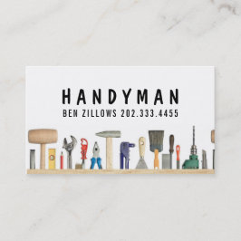 Onderhoud, bouw, handymanVisitekaartje Visitekaartje