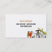 Onderhoud, bouw, handymanVisitekaartje Visitekaartje (Achterkant)