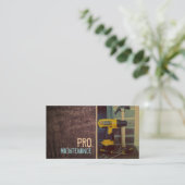 Onderhoud, bouw, handymanVisitekaartje Visitekaartje (Staand voorkant)