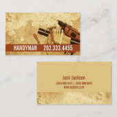 Onderhoud, bouw, handymanVisitekaartje Visitekaartje (Voorkant / Achterkant)