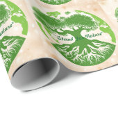 "Onderhoud de aarde" Cadeaupapier (Rol Hoek)