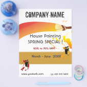 Onderhoud schilderverf Spletters Flyer (Enkel)