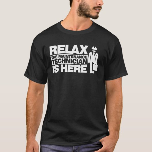 Onderhoud Tech Kleding - Top Grappige Techs Ontwer (Voorkant)