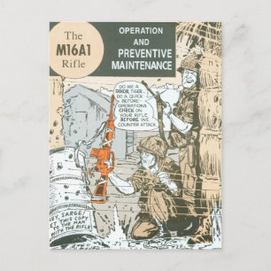 onderhoud van de riemen briefkaart