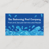 Onderhoud van de waterpoel of plamber visitekaartje (Voorkant)