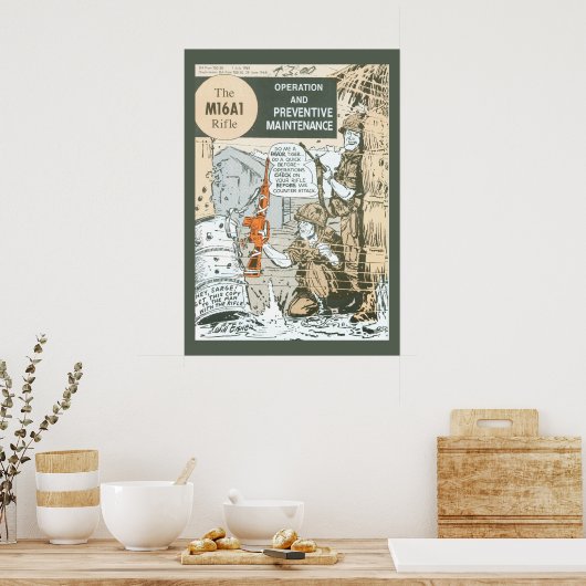  onderhoud van rivieren poster (Keuken)