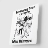 Onderhoud van voertuigen vierkante klok (Hoek)