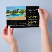 onderhoud van woningrenovatiewoningen flyer (Hand)