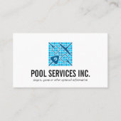 Onderhoud van zwembaden Repareren professioneel Visitekaartje (Voorkant)