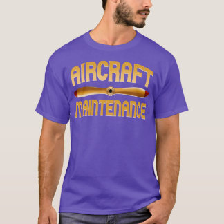 Onderhoud vliegtuig t-shirt
