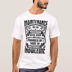 Onderhoud we precisie-gokwerk op basis van un t-shirt
