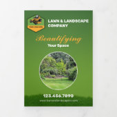 Onderhoudsbedrijf voor dagzorg en landschapsonderh drieluik kaart (Cover)