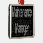 Onderhoudsbeheerder Extraordinaire Metalen Ornament (Rechts)