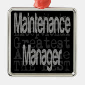 Onderhoudsbeheerder Extraordinaire Metalen Ornament (Voorkant)