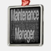 Onderhoudsbeheerder Extraordinaire Metalen Ornament (Links)