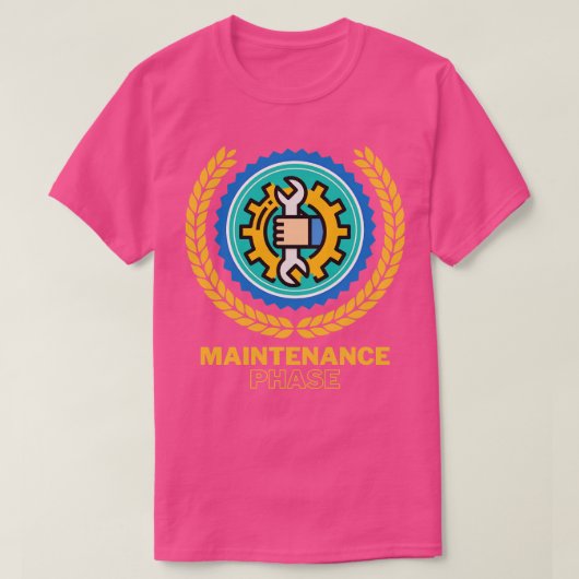 Onderhoudsfase 5 t-shirt (Design voorkant)