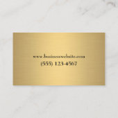 Onderhoudsherstel Gold Professional Visitekaartje (Achterkant)