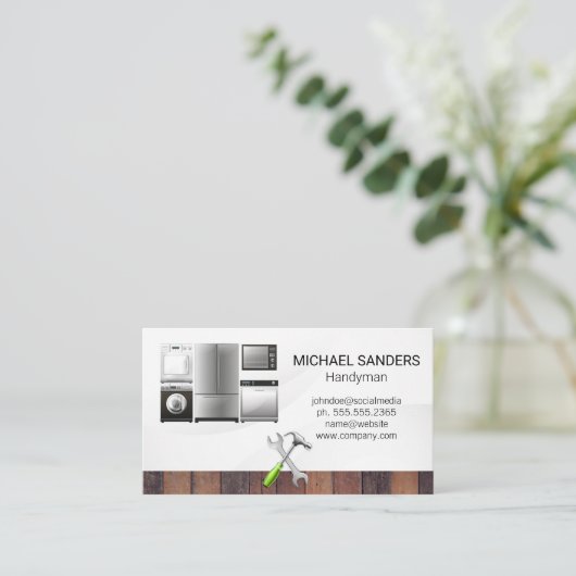 Onderhoudsherstel Visitekaartje (Staand voorkant)