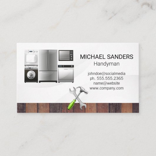 Onderhoudsherstel Visitekaartje (Voorkant)