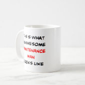 onderhoudsman, geweldig koffiemok (Voorkant links)
