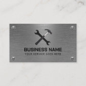 Onderhoudsservice voor reparatie van handyman Faux Visitekaartje (Voorkant)