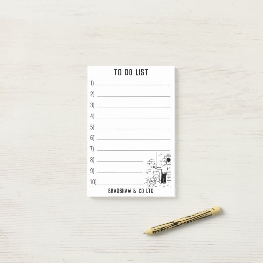 Onderhoudsservices voor persoonlijke personaliseri post-it® notes (Op bureau)