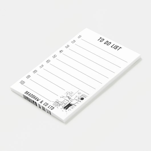 Onderhoudsservices voor persoonlijke personaliseri post-it® notes (Schuin)