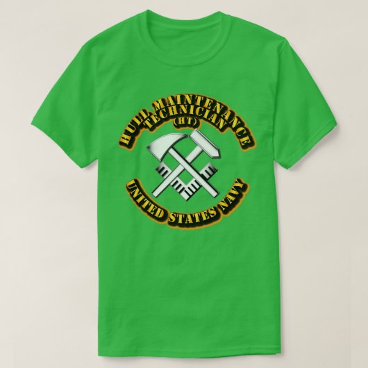 Onderhoudstechnicus voor de scheepsromp t-shirt (Design voorkant)