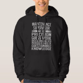 ONDERHOUDSTOEZICHTHOUDER HOODIE (Voorkant)