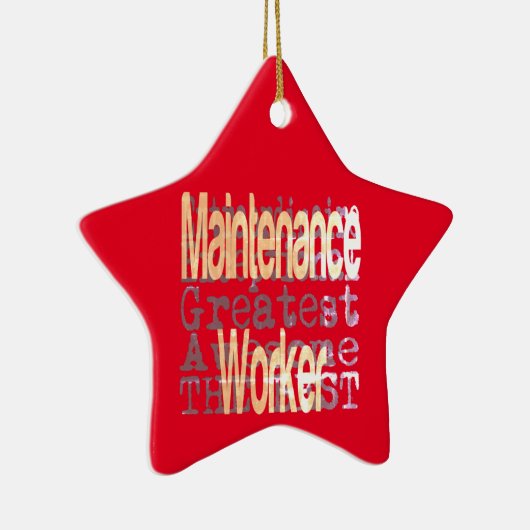 Onderhoudswerker Keramisch Ornament (Rechts)