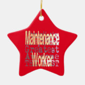 Onderhoudswerker Keramisch Ornament (Voorkant)