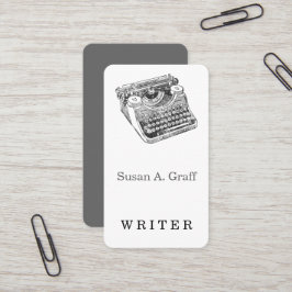 onderhouttypemachine visitekaartje