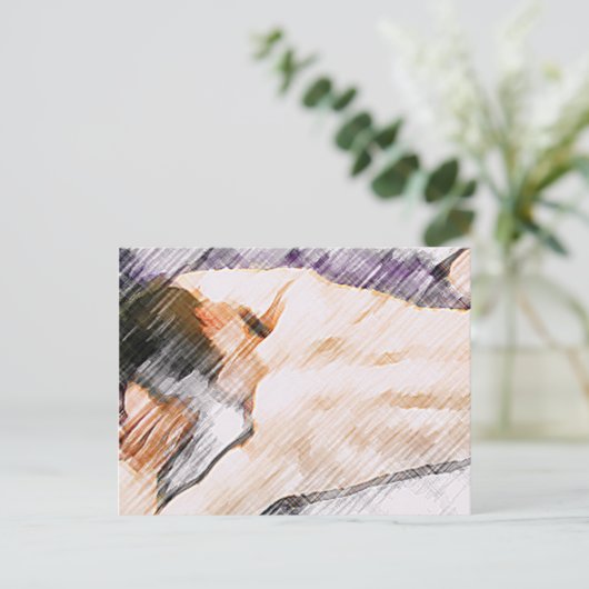 onderkant briefkaart (Staand voorkant)