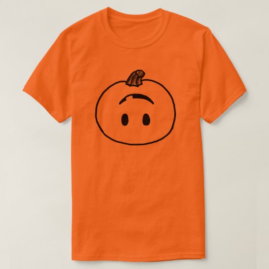 Onderkant Emoji Pumpkin Shirt Group Halloween (Design voorkant)