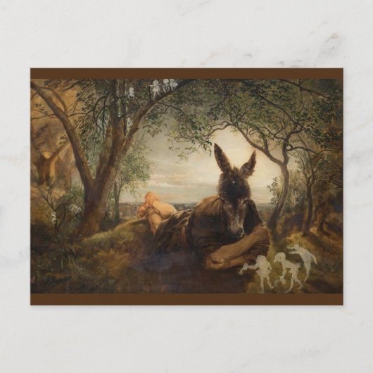 Onderkant en Fairies Feestdagenkaart (Voorkant)