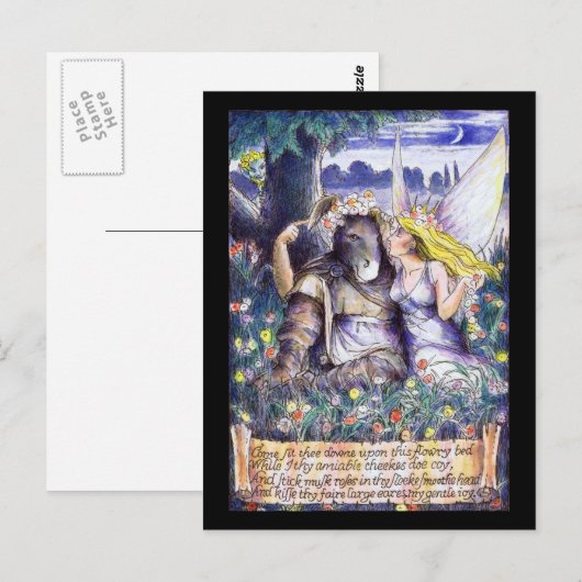 Onderkant en Titania Briefkaart (Voorkant / Achterkant)