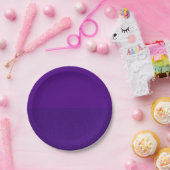 Onderkant Glitter Paarse papieren Bord – (Feest)
