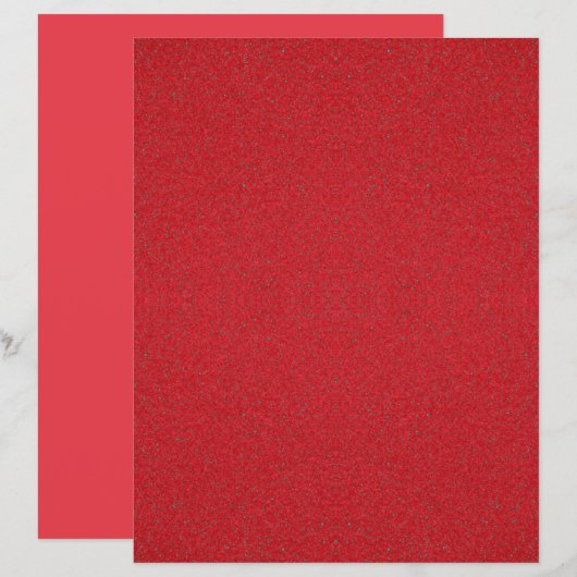 Onderkant-Noise Tomaat Rood Custom Paper Sheets (Voorkant / Achterkant)