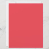 Onderkant-Noise Tomaat Rood Custom Paper Sheets (Achterkant)