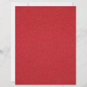 Onderkant-Noise Tomaat Rood Custom Paper Sheets (Voorkant)