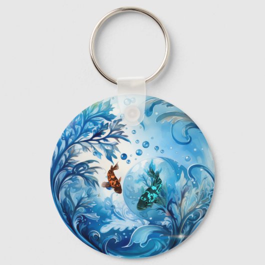 Onderkant van het Zee Sleutelhanger (Achterkant)