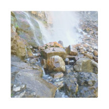 Onderkant waterval Bridal Veil Falls