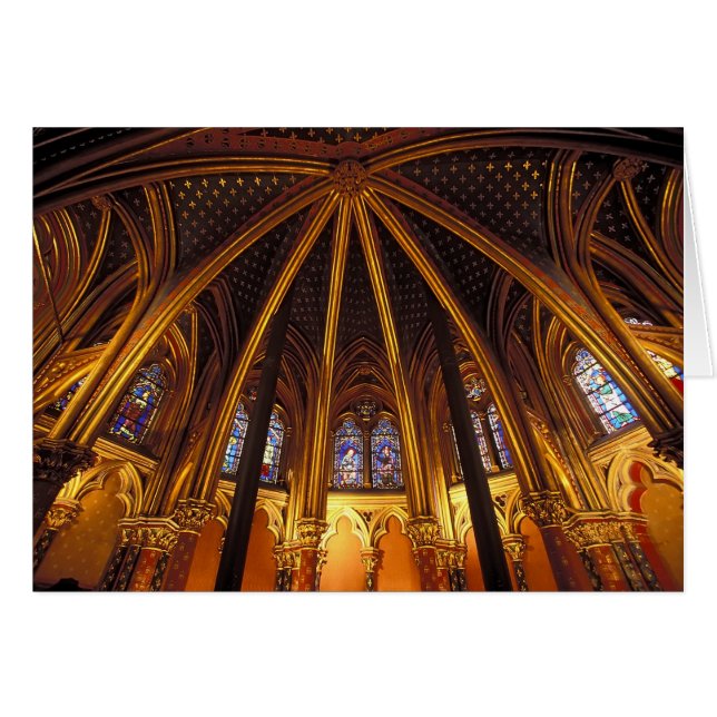 Onderkerk van La Sainte-Chapelle, Parijs, (Voorkant Horizontaal)