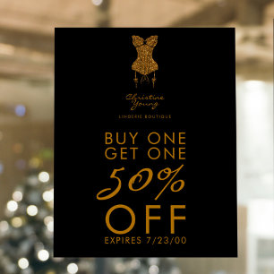 Onderkleding Winkel Lingerie Boutique Verkoopvoors Poster