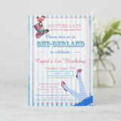 Onderland Birthday Party Invite Kaart (Staand voorkant)