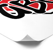 Onderliggende misbruiken stoppen poster (Hoek)