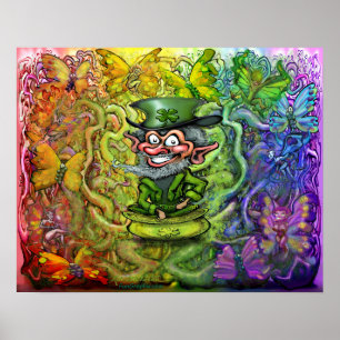 Onderling verbonden St. Patrick's Rainbow Magic Poster