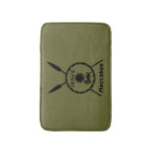 Ondermaats Maccabee-schild en luidsprekers Badmat (Voorkant Verticaal)